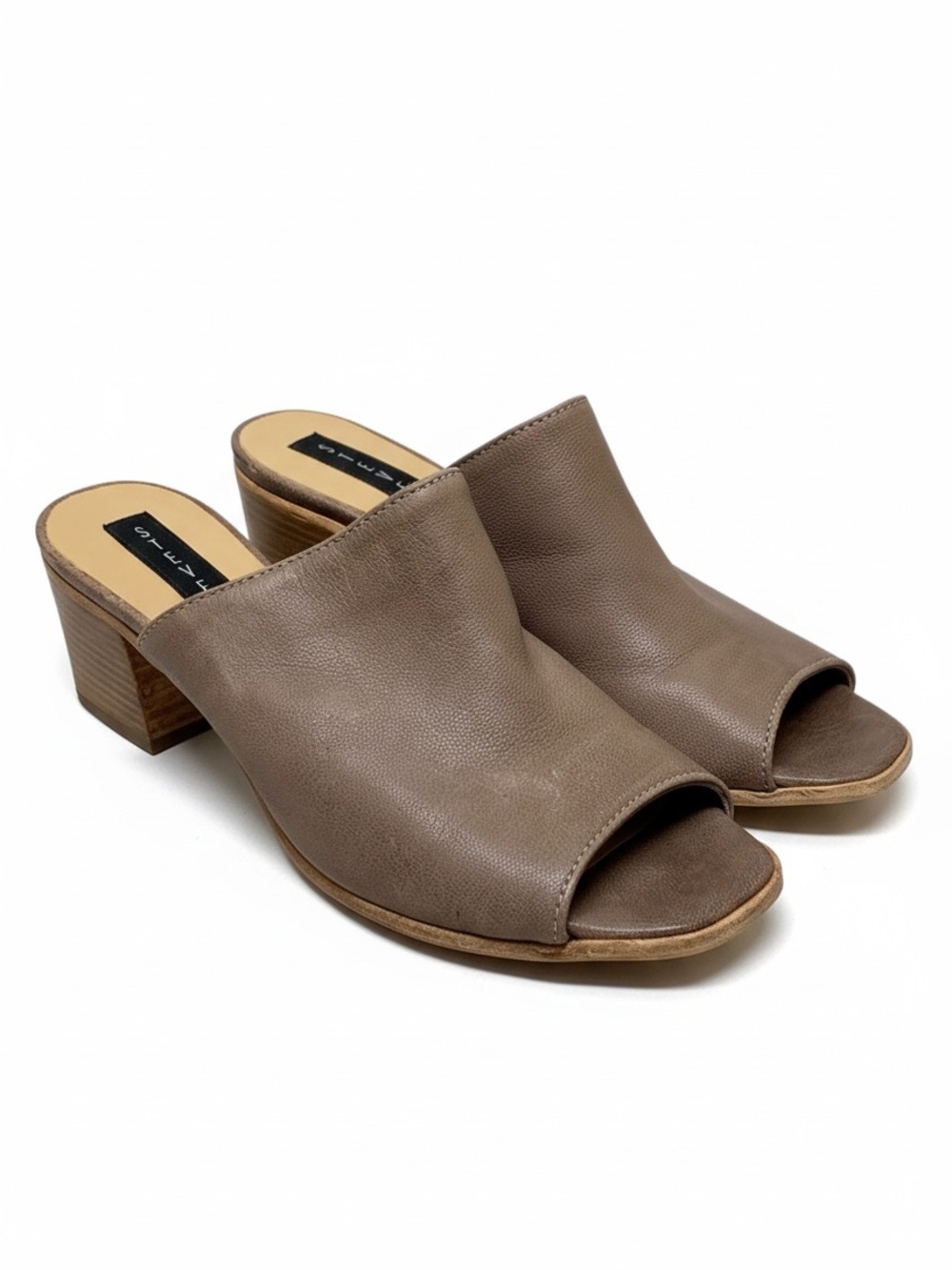 Steven by Steve Madden leather block heel slide 39